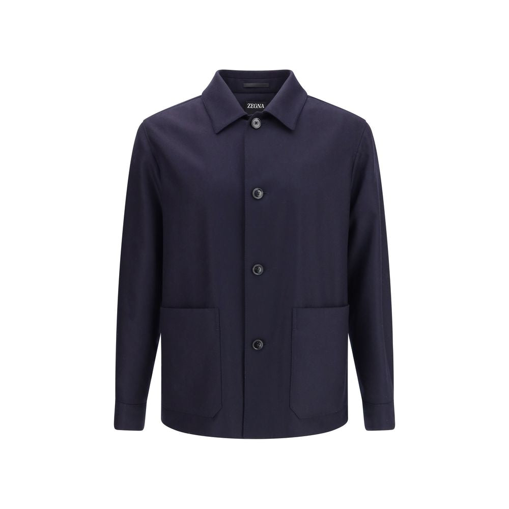 ZEGNA Blue Wool Clothing ZEGNA