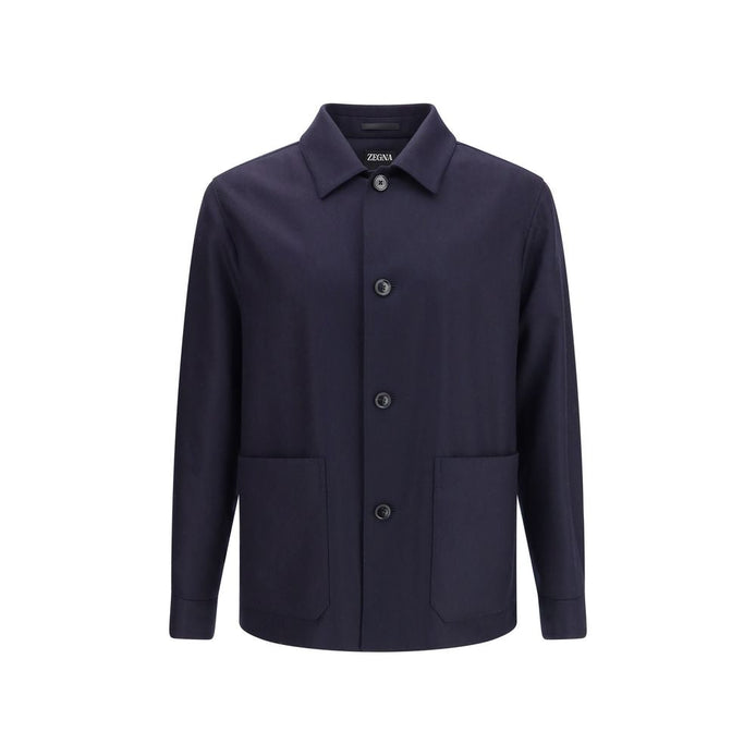 ZEGNA Blue Wool Clothing ZEGNA