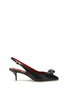 Valentino Garavani Black Leather High Heel Pumps Valentino Garavani