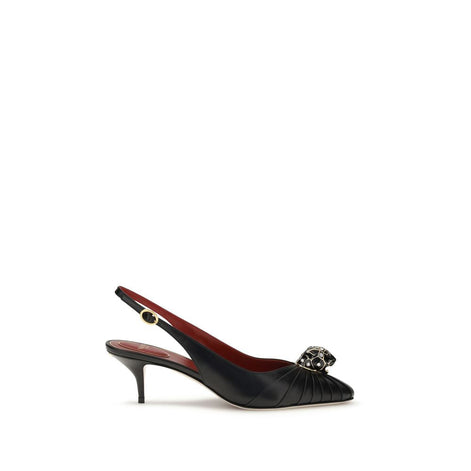 Valentino Garavani Black Leather High Heel Pumps Valentino Garavani
