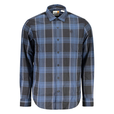 Timberland Blue Cotton Men's Shirt Timberland