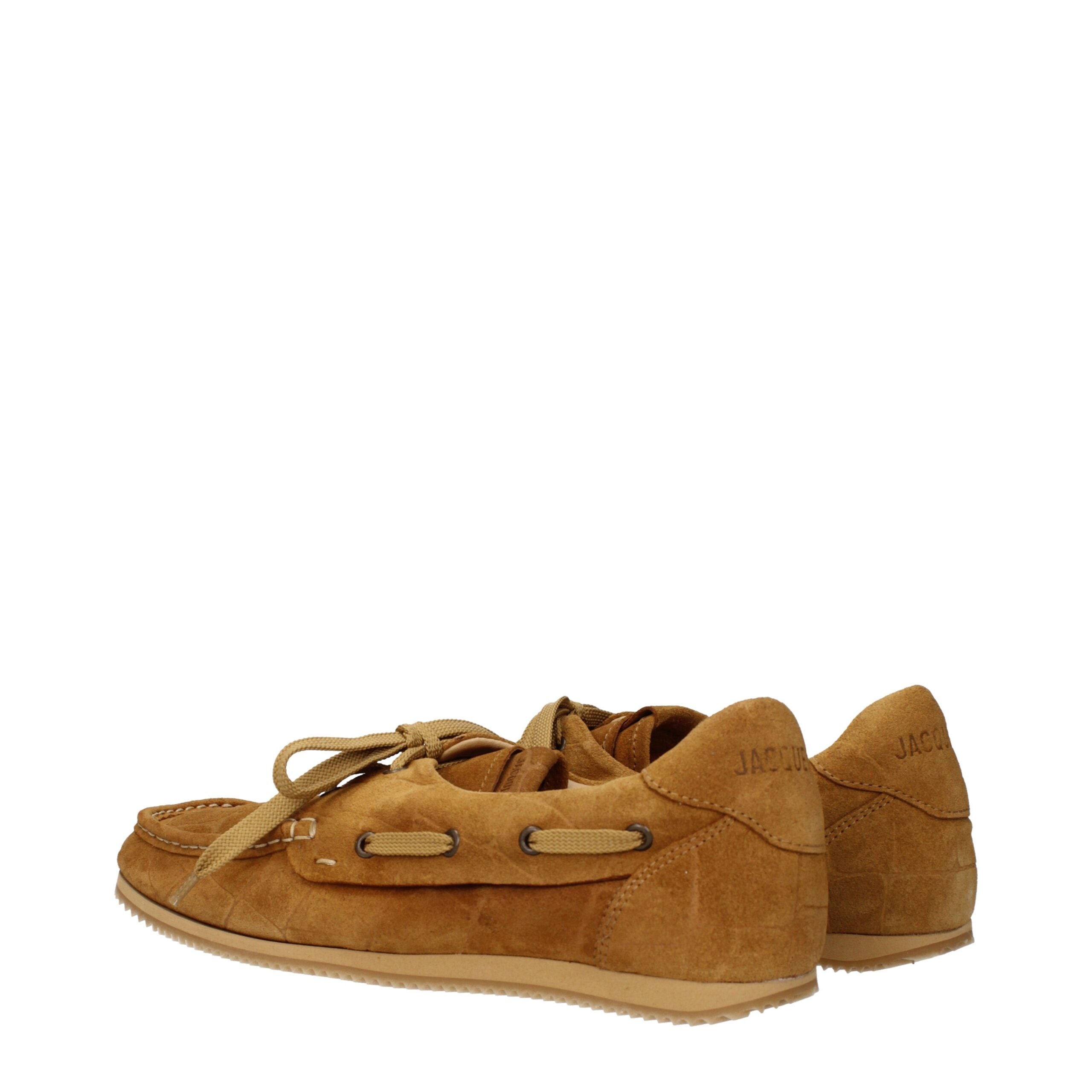 Jacquemus Brown Leather Slip-On Loafers Jacquemus