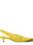 Jacquemus Yellow Leather Flat Sandals Jacquemus