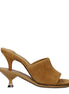 Jacquemus Brown Leather Stiletto Heel Sandals Jacquemus