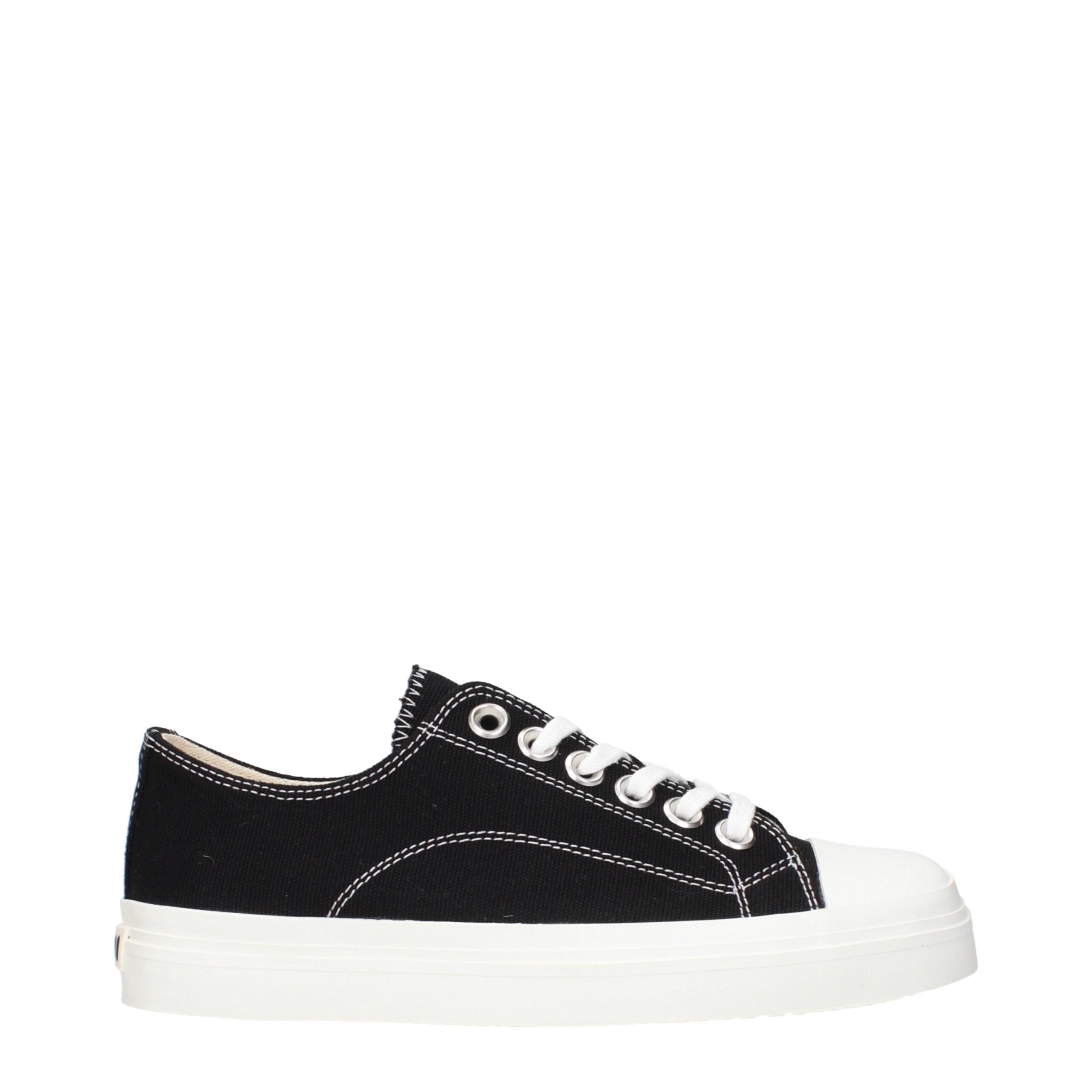 Moschino Black Fabric Low Top Sneakers Moschino