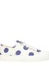 Moschino White Fabric Low Top Sneakers Moschino