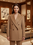 Max Mara Beige Fleece Wool Coat Max Mara