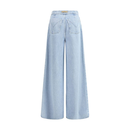 Max Mara Light Blue Cotton Jeans Denim Max Mara
