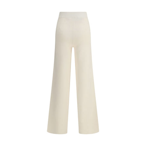 Max Mara Cream Viscose Casual Pants Max Mara