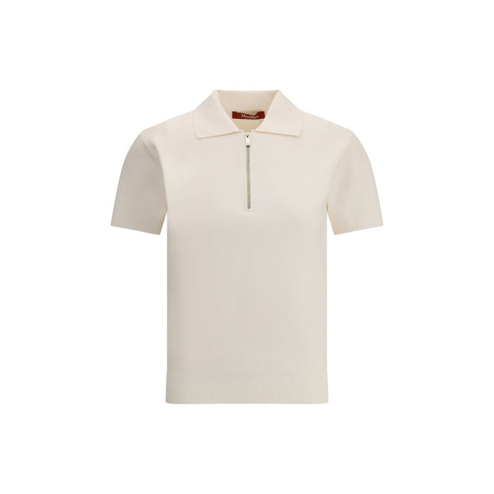 Max Mara White Viscose Dress Shirt Max Mara