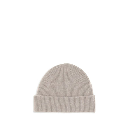 ZEGNA Beige Cashmere Beanie ZEGNA