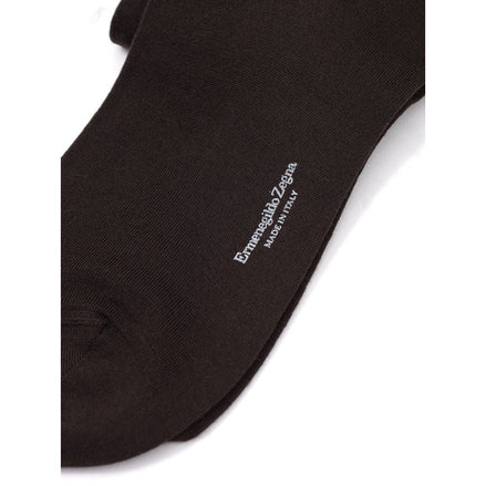 ZEGNA Brown Wool Socks ZEGNA