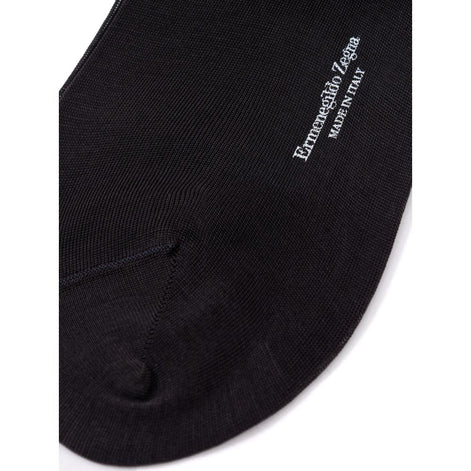 ZEGNA Gray Cotton Socks ZEGNA
