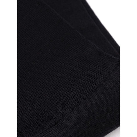 ZEGNA Black Wool Socks ZEGNA