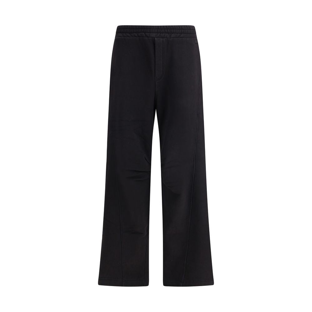 Dolce & Gabbana Black Cotton Casual Pants Dolce & Gabbana
