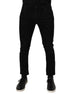 Dolce & Gabbana Black Cotton Stretch Skinny Men Denim Jeans Dolce & Gabbana