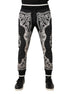 Dolce & Gabbana Black Cotton Bandana Jogger Sweatpants Pants Dolce & Gabbana