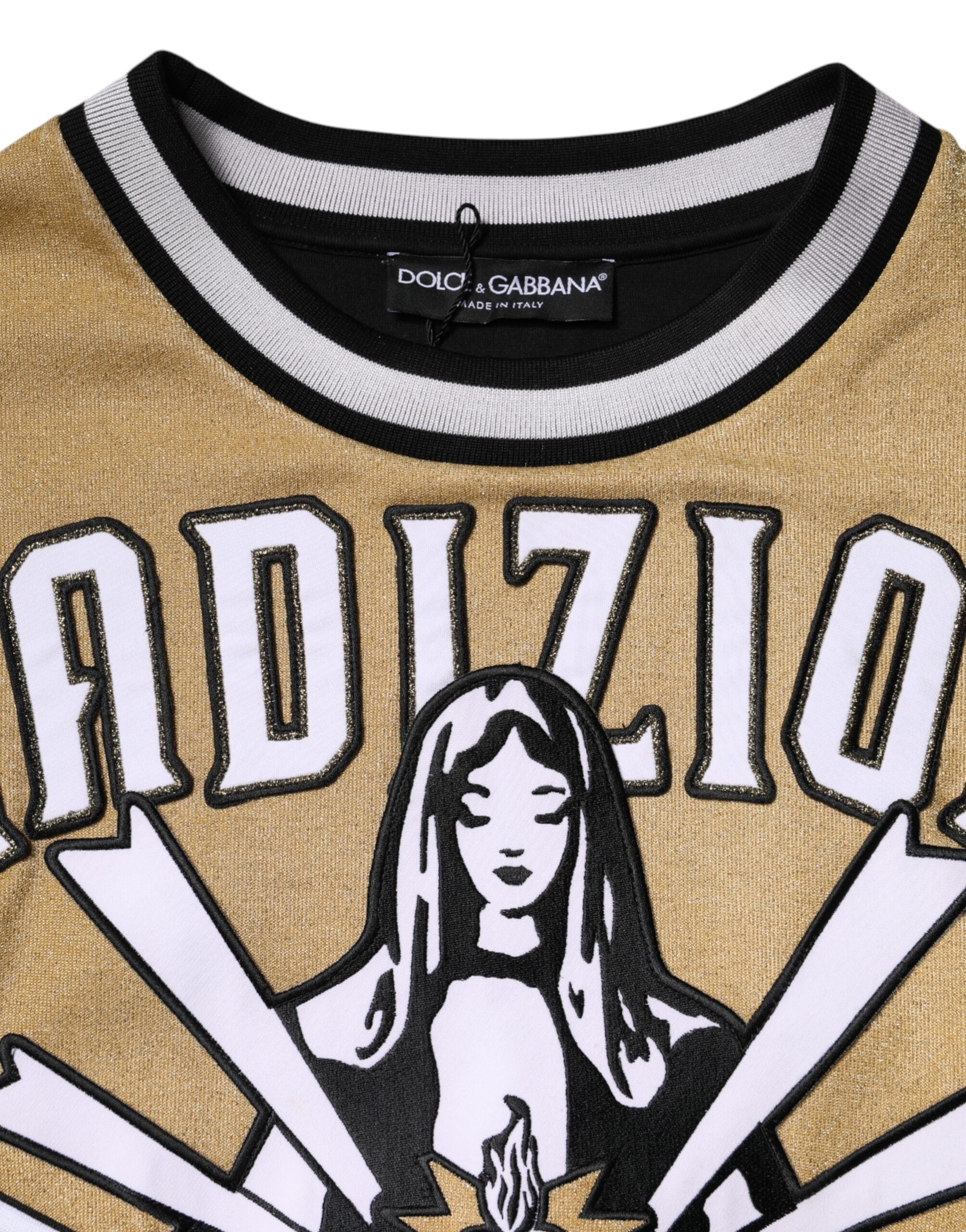 Dolce & Gabbana Multicolor Tradizione E Devotion Sweatshirt Sweater Dolce & Gabbana