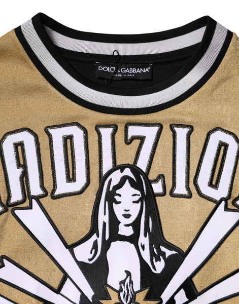 Dolce & Gabbana Multicolor Tradizione E Devotion Sweatshirt Sweater Dolce & Gabbana