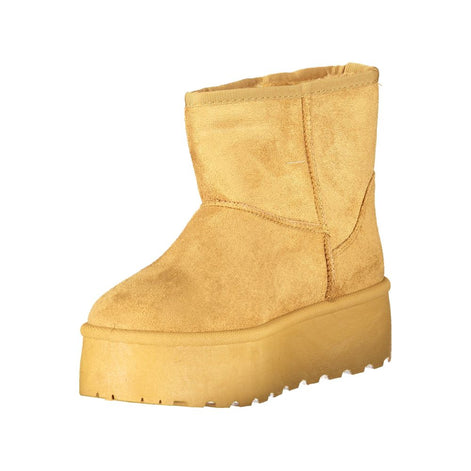 Laura Biagiotti Gold Polyester Women Boot Laura Biagiotti