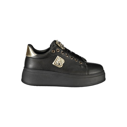 Laura Biagiotti Black Polyester Women Sneaker Laura Biagiotti