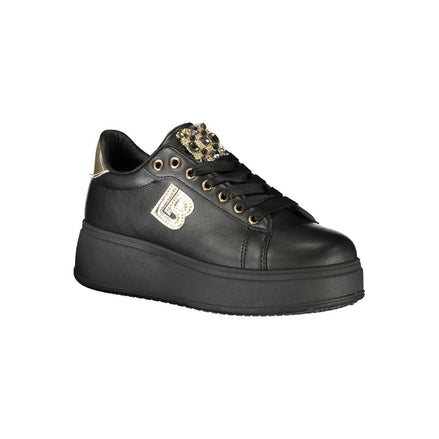 Laura Biagiotti Black Polyester Women Sneaker Laura Biagiotti
