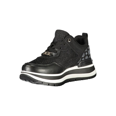 Laura Biagiotti Black Polyester Women Sneaker Laura Biagiotti