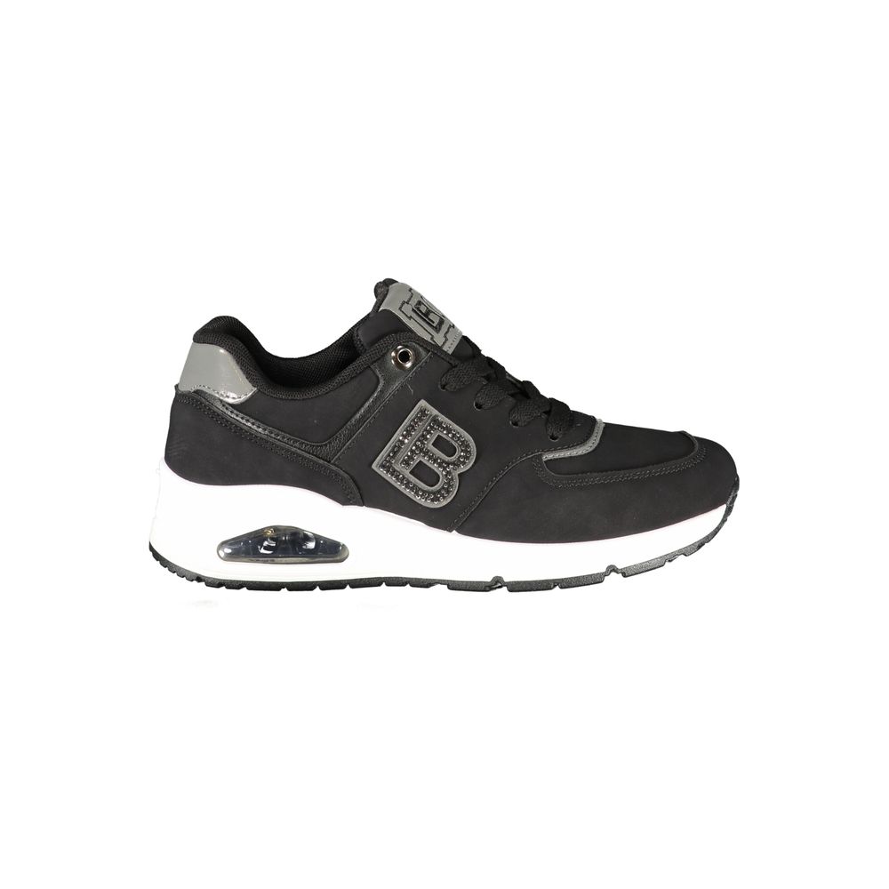 Laura Biagiotti Black Polyester Women Sneaker Laura Biagiotti