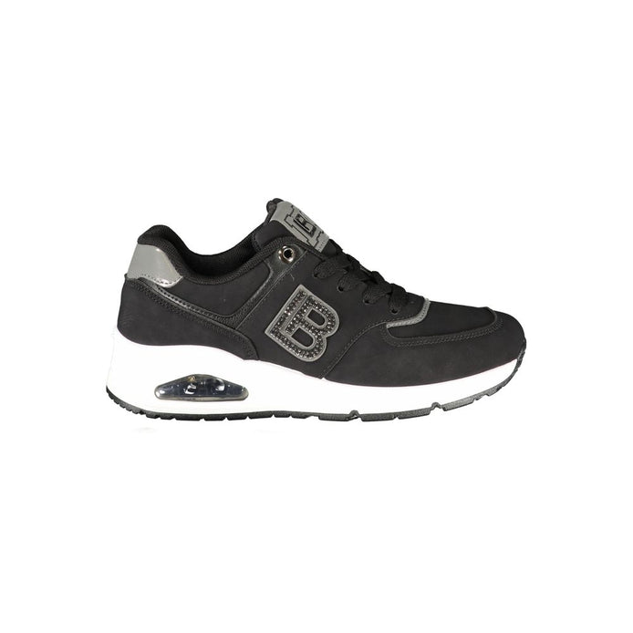 Laura Biagiotti Black Polyester Women Sneaker Laura Biagiotti