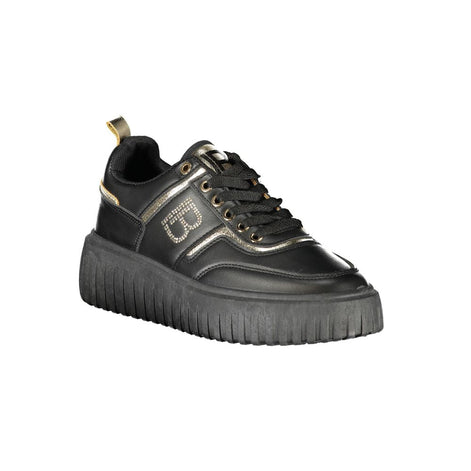 Laura Biagiotti Black Polyester Women Sneaker Laura Biagiotti