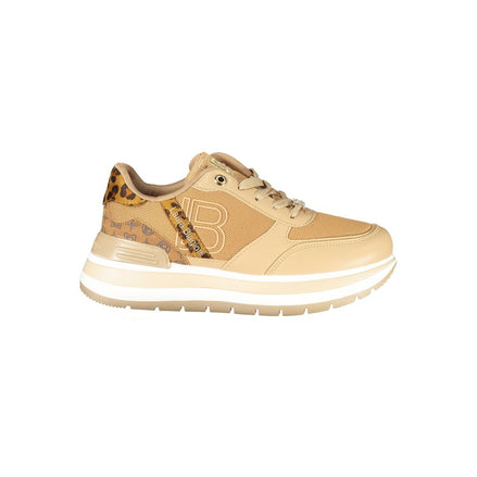 Laura Biagiotti Brown Polyester Women Sneaker Laura Biagiotti