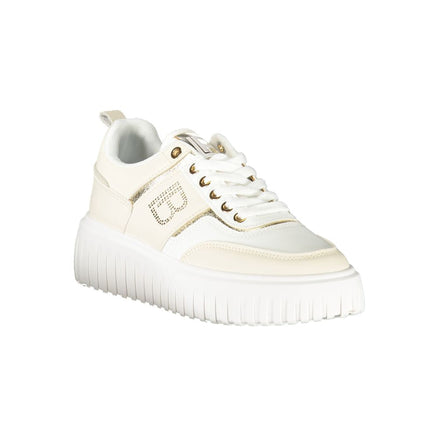 Laura Biagiotti Beige Polyester Women Sneaker Laura Biagiotti