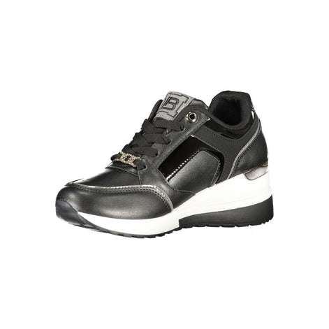 Laura Biagiotti Black Polyester Women Sneaker Laura Biagiotti
