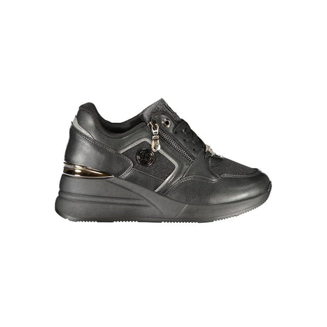 Laura Biagiotti Black Polyester Women Sneaker Laura Biagiotti