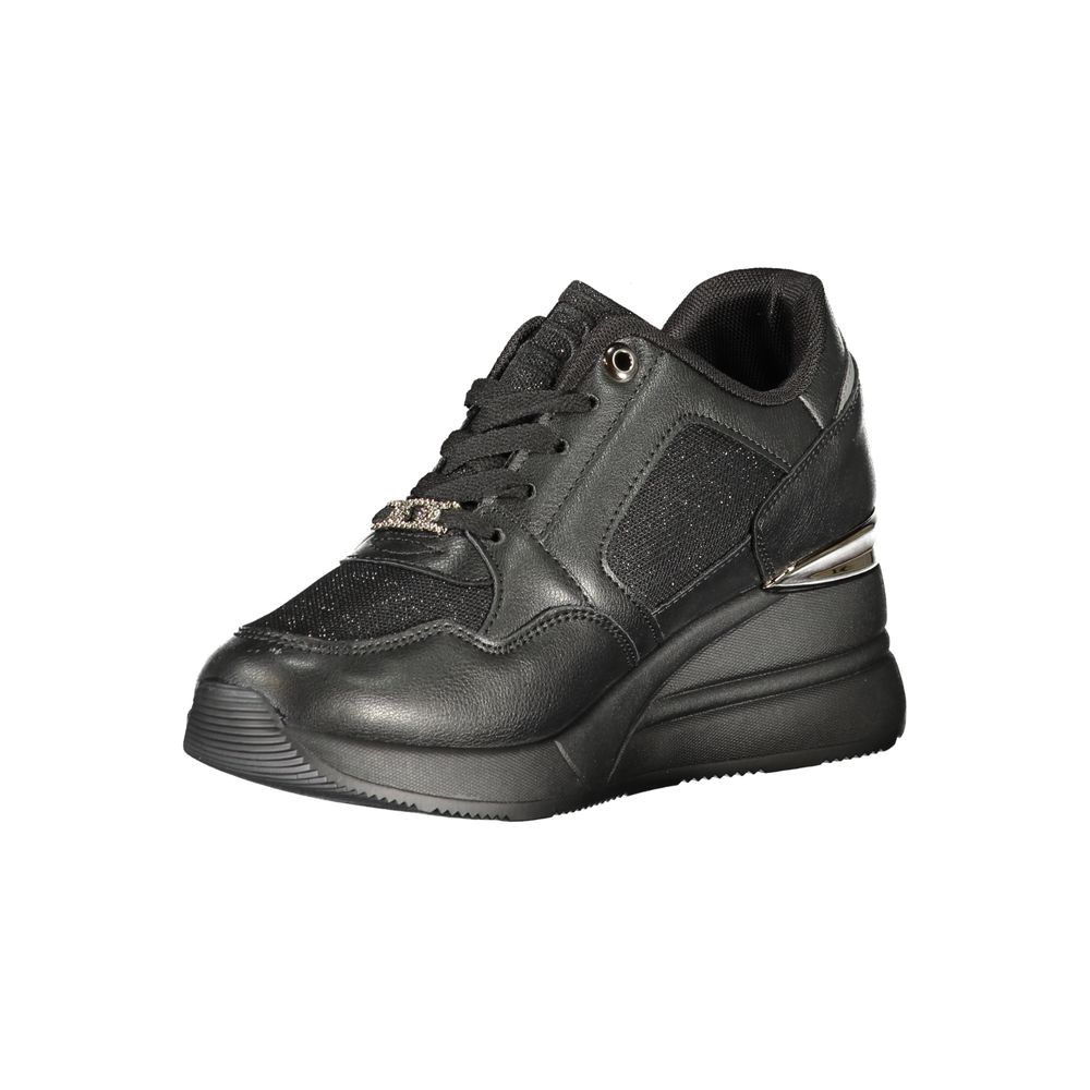 Laura Biagiotti Black Polyester Women Sneaker Laura Biagiotti