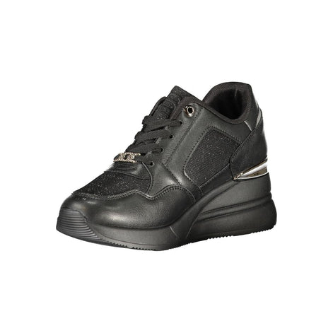 Laura Biagiotti Black Polyester Women Sneaker Laura Biagiotti