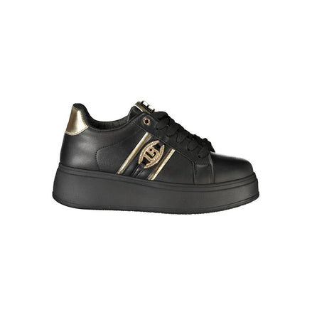 Laura Biagiotti Black Polyester Sneaker Laura Biagiotti