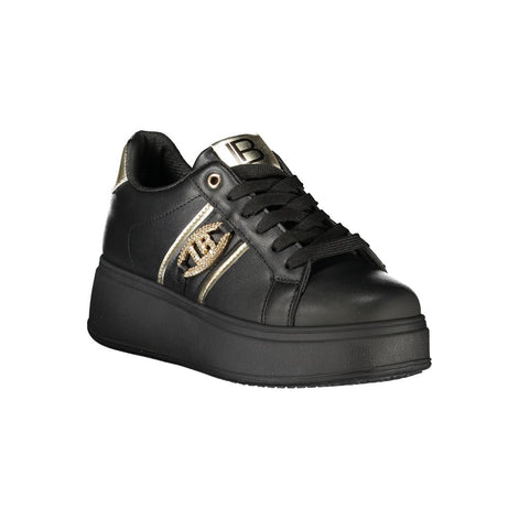 Laura Biagiotti Black Polyester Sneaker Laura Biagiotti