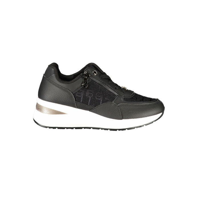 Laura Biagiotti Black Polyester Women Sneaker Laura Biagiotti
