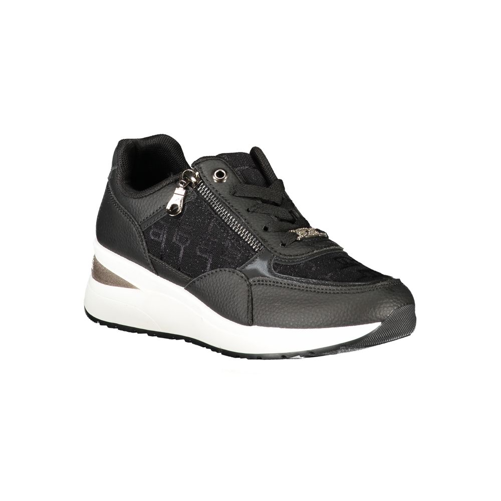 Laura Biagiotti Black Polyester Women Sneaker Laura Biagiotti