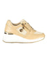 Laura Biagiotti Beige Polyester Women Sneaker Laura Biagiotti