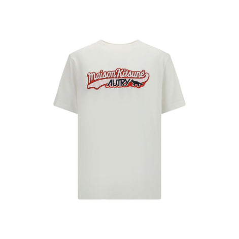 Autry White Cotton T-Shirt Autry