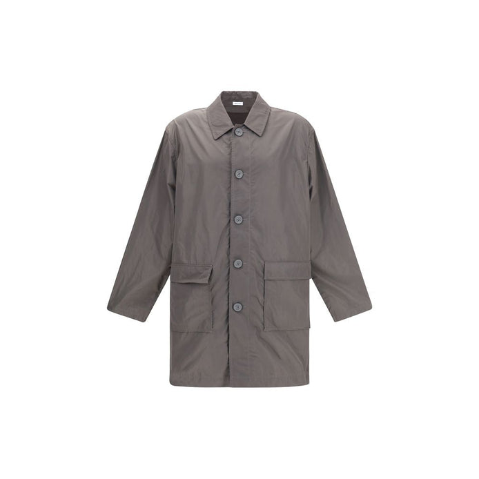 Thom Browne Brown Polyester Trench Coat Thom Browne