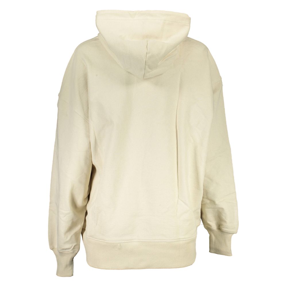Calvin Klein Beige Cotton Women Hoodie Calvin Klein