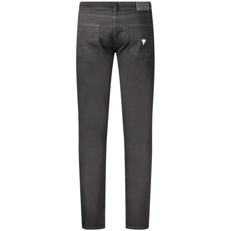 Guess Jeans Nero Cotton Men's Skinny Jean Guess Jeans