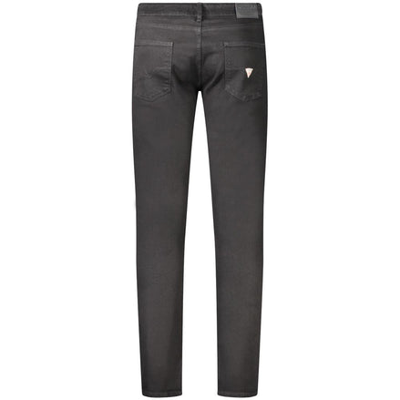 Guess Jeans Nero Cotton Men's Skinny Jean Guess Jeans