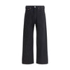 Our Legacy Black Cotton Straight-Leg Jeans Our Legacy