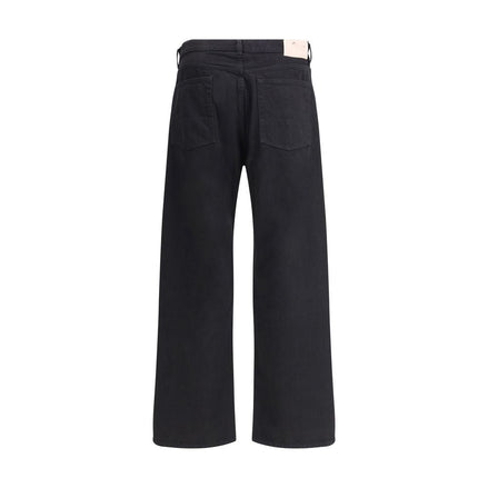 Our Legacy Black Cotton Straight-Leg Jeans Our Legacy