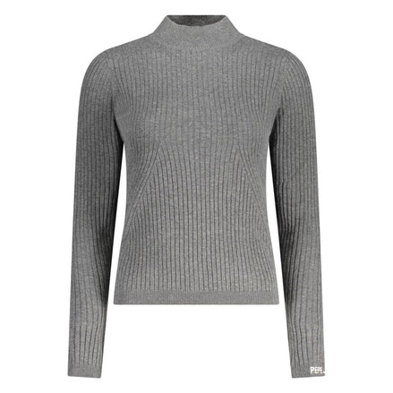 Pepe Jeans Grigio Cotton Women Sweater Pepe Jeans