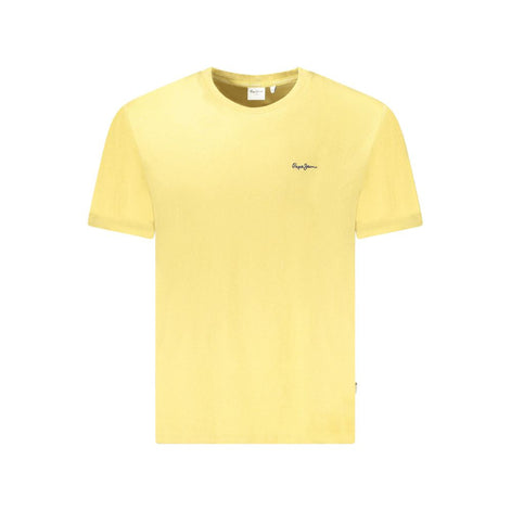 Pepe Jeans Yellow Cotton Men T-Shirt Pepe Jeans